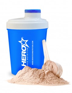 SHAKER 500 ML AZUL HERO TECH NUTRITION