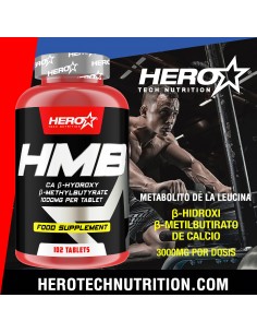HMB AMINOACIDO LEUCINA HERO TECH NUTRITION 2