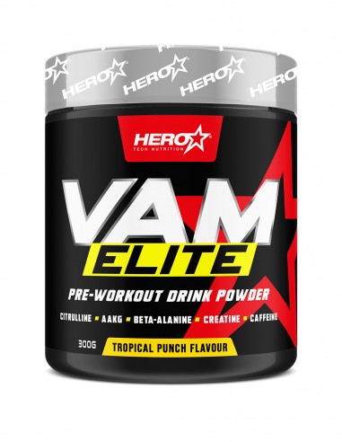 VAM ELITE PRE ENTRENAMIENTO ESTIMULANTE HERO TECH NUTRITION herotechnutrition