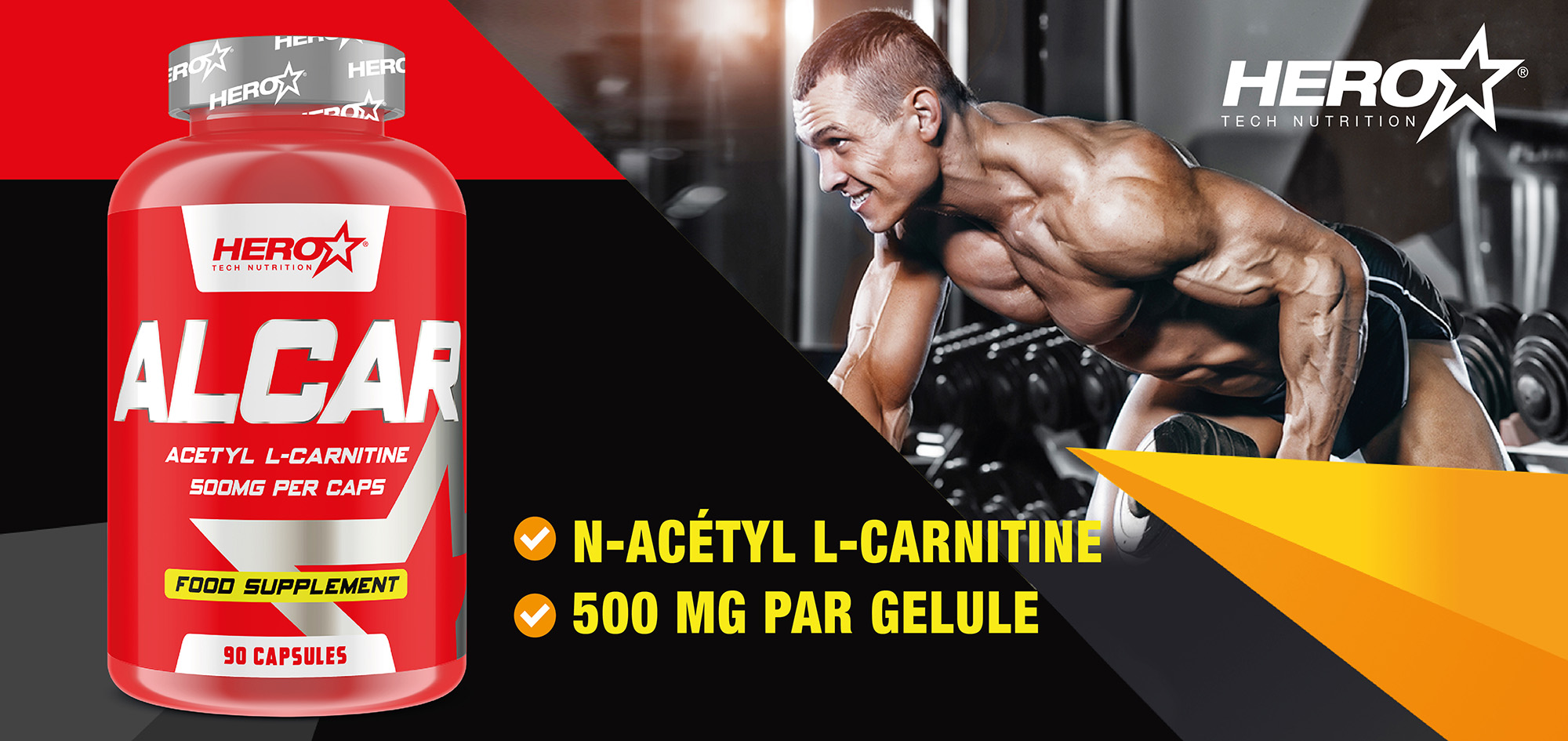 ALCAR ACETYL CARNITINE HERO TECH NUTRITION herotechnutrition