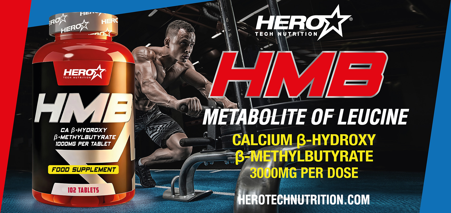 HMB HERO TECH NUTRITION AMINO ACID LEUCINE