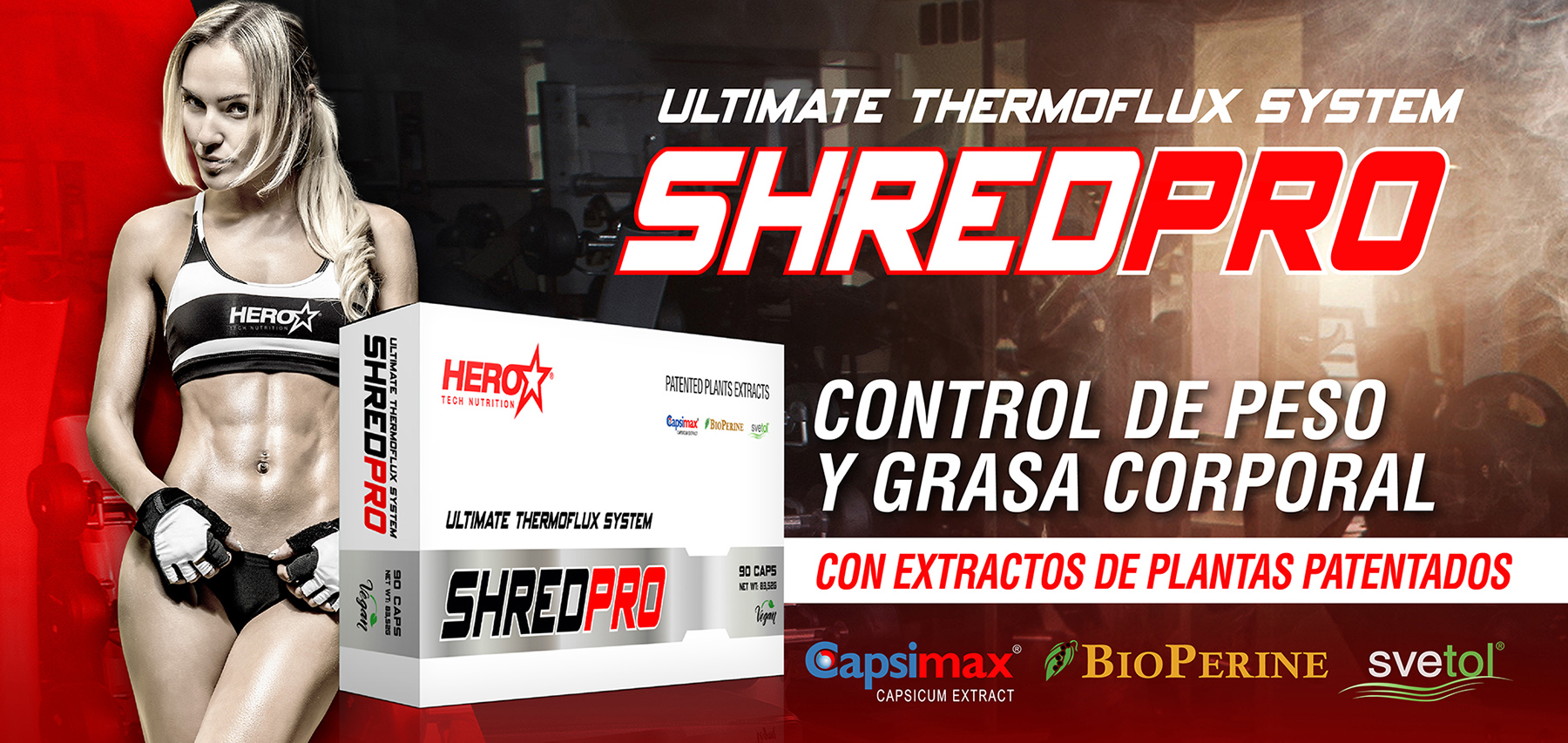 SHREDPRO CONTROL DE PESO - HERO TECH NUTRITION herotechnutrition