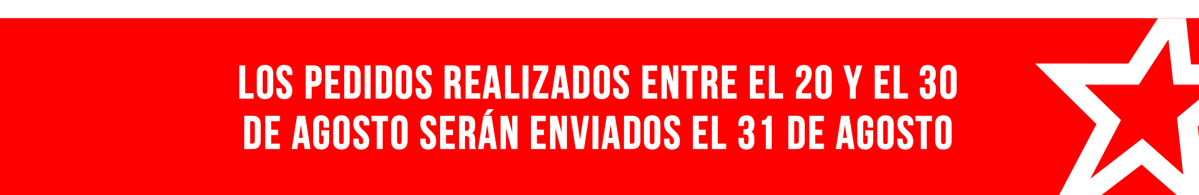 PEDIDOS VERANO
